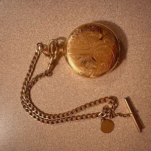 Peugeot Men’s Gold Pocket Watch